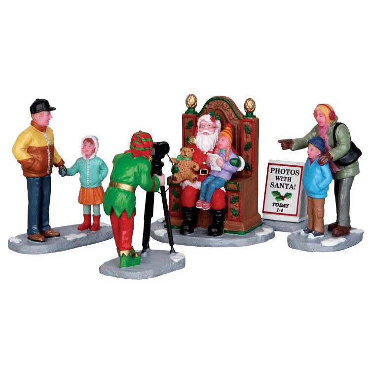 LEMAX Photos with Santa, set of 5 #22032